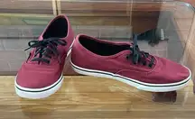 Vans  Dark Red Lace Up Unisex