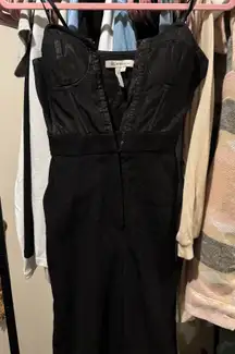BCBG Strapless Corset Pants Romper