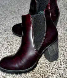 Chunky Heeled Ankle Boots