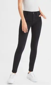 American Eagle AE Ne(x)t Level High-Waisted Jegging in Proper Black Size 8 LONG