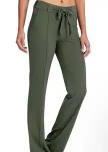 Athleta  Destination Wide Leg Pants Jasper Green NO BELT