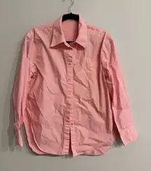Aritzia Pink Button Down Shirt