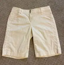 White House Black Market White Bermuda Shorts 2