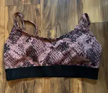 PINK Victoria’s Secret Snakeskin Sports Bra