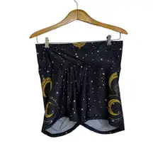 Yoga Democracy Movement Shorts XL Black Fortune Teller Stars Workout Gym Train