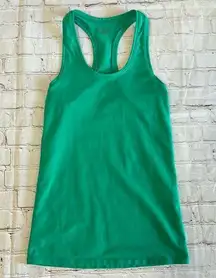 Athleta XS Green Racerback Workout Tank