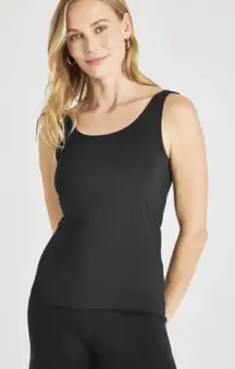 Women's Splendid Black Scoop Neck Tank Top M