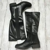 NIB SO Tall Riding Black Faux Leather Boots