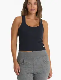 ✨Vuori Sunrise Crop Black Sz Large Tank✨