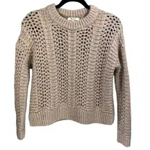 Madewell Windemere Wool Alpaca‎ Pointelle Pullover Sweater XXS