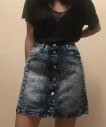 NWOT Denim Wash Skirt