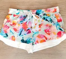 Townsen High Rise Floral Shorts, XS