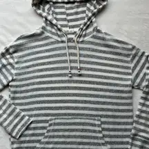 Hooded Striped Pullover Top