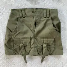 Cargo Mini Skirt