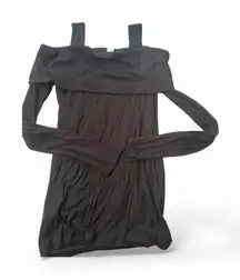 Motherhood Maternity Black Off-Shoulder Top