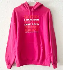 Sorry I Am Already Taken By A Smart Sexy November Guy Hooded Sweatshirt Size M