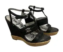 Black Wedge Shoes (7.5)