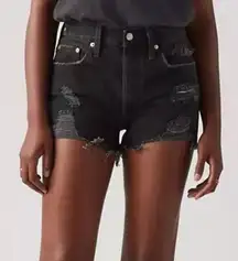 Levi’s Premium 501® Original Fit High Rise Women's Shorts Black Sz 33 NWT