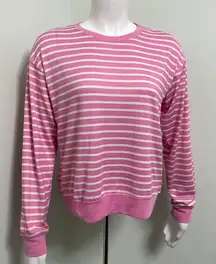 Draper James Pink & White Stripe PJ Shirt