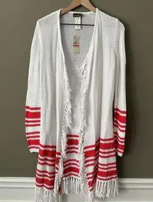 Tommy Bahama Sweater Cardigan with Tassels XS - NWT