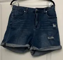 Abound Dark Blue Jean Shorts