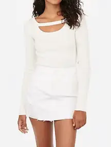 Straight Mid-Rise Mini Skirt 2