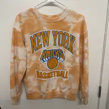 New York Knicks Basketball Tie Dye Crewneck Sweatshirt