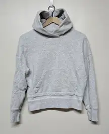 Lululemon Womens Warm Down Hoodie Heathered Vapor Sz 4 Gym Athleisure Workout‎