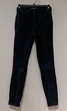 Calvin Klein Black Skinny High Rise Jeans Size 25