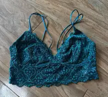 Teal Lace Bralette