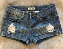 JC JQ Jeans Denim Shorts