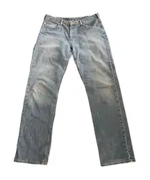 woman’s Carhartt  Straight Blue Jeans sz 10