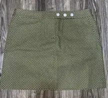 Hunter Green polka dots JCrew skirt