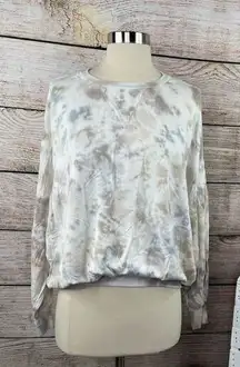 Young Fabulous &‎ Broke Women's Tie Dye Sweatshirt For Women Gray Size Small