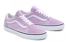 Vans Light Purple pink  Low Top Sneakers Womens 9 Mens 7.5 Suede Athletic Shoes