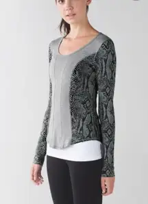 Between Two Lines Long Sleeve Tee Shirt