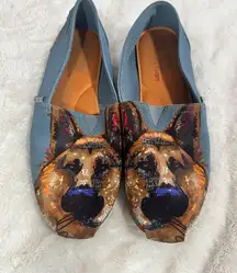 Skechers BOBS Size 10 Women's Blue Bobs Plush-Breeds Ballet Flat