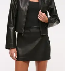 Abercrombie Leather Skort