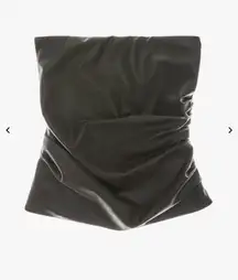 Helmet Lang Leather Top