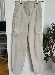 Aritzia Wilfred Free Modern Cargo Pant Light Khaki