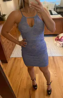 blue lace Dress