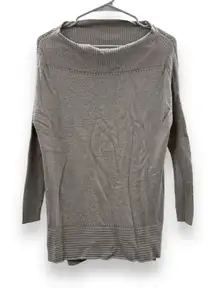 RTR Michael Stars Gray Cowl Neck 3/4‎ Sleeve Pullover Sweater Sz XS