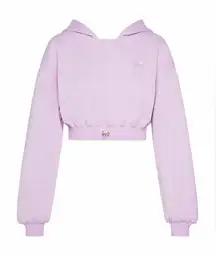 For Love & Lemons Josie Cropped hoodie sweatshirt victoria’s secret lavender