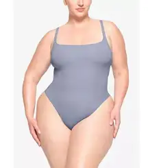 SKIMS Fits Everybody Square Neck Bodysuit in Slate Size 2X