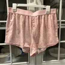 Lucky Brand Pink Patterned Women's Sleep Shorts