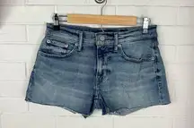 Lucky Brand Mid Rise Denim Boy Short Size 0/25