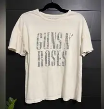 GUNS N’ ROSES Rock Music Band Tee 80’s Women’s T-Shirt Sz M EUC