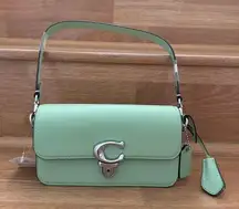 Coach  Studio Baguette Bag In Pale Pistachio