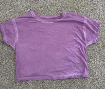 Lululemon Crop Tee Cates 