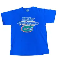 VTG 2006 Florida Gators King of College Sports Football Basketball Champs Shirt
